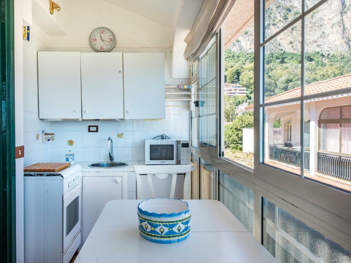 Casa Con Terrazza Sul Mare All'Addaura Palermo Kültér fotó